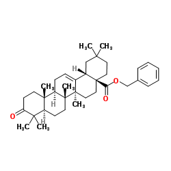 Oleanonic acid benzyl ester Structure