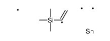 trimethyl(1-trimethylstannylethenyl)silane Structure