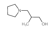 2-METHYL-3-PYRROLIDIN-1-YL-PROPAN-1-OL Structure