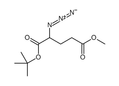 1-O-tert-butyl 5-O-methyl 2-azidopentanedioate Structure
