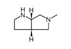 顺式-5-甲基-1H-六氢吡咯并[3,4-b]吡咯结构式