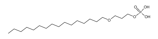 1-hexadecyl-2-deoxyglycerophosphoric acid Structure