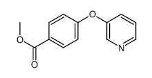 4-(吡啶-3-基氧基)苯甲酸甲酯结构式