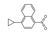 1-Cyclopropyl-4-nitronaphthalene结构式