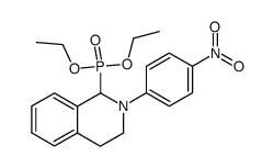 diethyl (2-(4-nitrophenyl)-1,2,3,4-tetrahydroisoquinolin-1-yl)phosphonate结构式