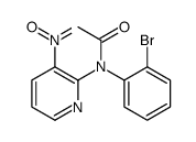 N-(2-bromophenyl)-N-(3-nitropyridin-2-yl)acetamide结构式