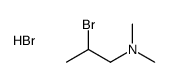 2-bromo-N,N-dimethylpropan-1-amine,hydrobromide Structure