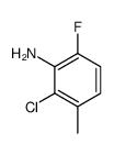 2-Chloro-6-fluoro-3-methylaniline structure
