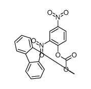 (2,4-dinitrophenyl) 9H-fluoren-9-ylmethyl carbonate Structure