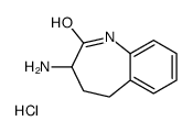 3-氨基-2,3,4,5-四氢-1H-1-苯并氮杂卓-2-酮盐酸盐结构式