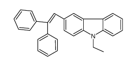 3-(2,2-diphenylethenyl)-9-ethylcarbazole Structure