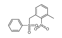 1-(benzenesulfonylmethyl)-3-methyl-2-nitrobenzene Structure