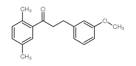 2',5'-DIMETHYL-3-(3-METHOXYPHENYL)PROPIOPHENONE结构式