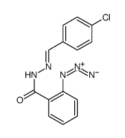 Benzoic acid, 2-azido-, 2-[(4-chlorophenyl)methylene]hydrazide结构式