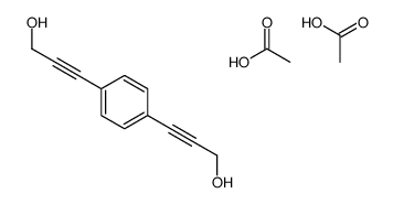 acetic acid,3-[4-(3-hydroxyprop-1-ynyl)phenyl]prop-2-yn-1-ol结构式