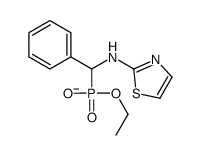 ethoxy-[phenyl-(1,3-thiazol-2-ylamino)methyl]phosphinate结构式
