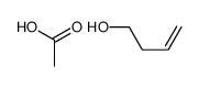 acetic acid,but-3-en-1-ol Structure