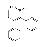 1,2-diphenylbut-1-enylboronic acid Structure