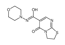 N-morpholin-4-yl-5-oxo-2,3-dihydro-[1,3]thiazolo[3,2-a]pyrimidine-6-carboxamide Structure