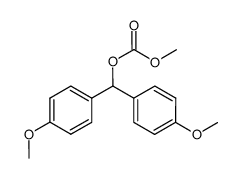 bis(4-methoxyphenyl)methyl methyl carbonate Structure