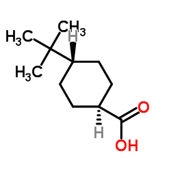 4-tert-Butylcyclohexanecarboxylic acid structure