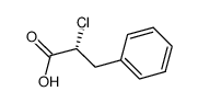 (R)-(-)-2-氯 3-苯丙酸结构式