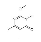 2-methoxy-3,5,6-trimethylpyrimidin-4-one结构式
