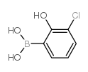(3-chloro-2-hydroxyphenyl)boronic acid Structure