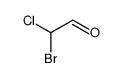 Bromochloroacetaldehyde structure