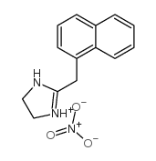 4,5-dihydro-2-(1-naphthylmethyl)-1H-imidazolium nitrate结构式