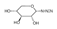 α-D-xylopyranosyl azide Structure