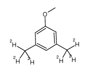 1-methoxy-3,5-di(d3-methyl)benzene结构式