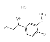 DL-去甲变肾上腺素盐酸盐结构式