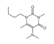 1-butyl-5-(dimethylamino)-3,6-dimethylpyrimidine-2,4-dione Structure