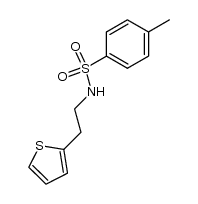N-[2-(2-Thienyl)ethyl]toluolsulfonamid结构式