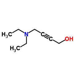 4-二乙氨基-2-丁炔-1-醇结构式