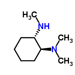 1S,2S-N,N,N'-三甲基-1,2-环己二胺结构式