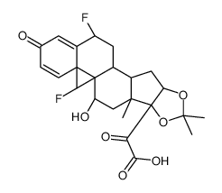 氟轻松丙酮-21-羧酸结构式