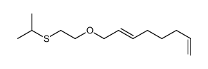 8-(2-propan-2-ylsulfanylethoxy)octa-1,6-diene结构式