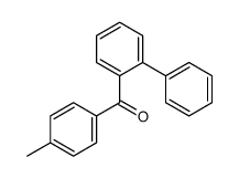 (4-methylphenyl)-(2-phenylphenyl)methanone结构式