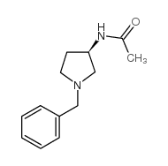 (R)-(+)-1-苄基-3-乙酰氨基吡咯烷结构式