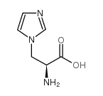 3-咪唑基-L-丙氨酸结构式