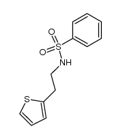 N-[2-(2-Thienyl)ethyl]benzolsulfonamid Structure