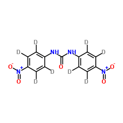 1,3-Bis[4-nitro(2H4)phenyl]urea Structure
