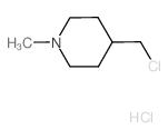 4-(Chloromethyl)-1-methylpiperidine Hydrochloride Structure