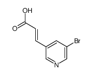 (E)-3-(5-bromopyridin-3-yl)prop-2-enoate结构式