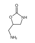 5-Aminomethyl-2-oxazolidinone结构式