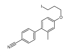 4'-(3-Iodopropoxy)-2'-methyl-4-biphenylcarbonitrile Structure