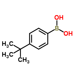 4-叔丁基苯硼酸结构式