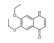 6,7-二乙氧基喹啉-4(1h)-酮结构式